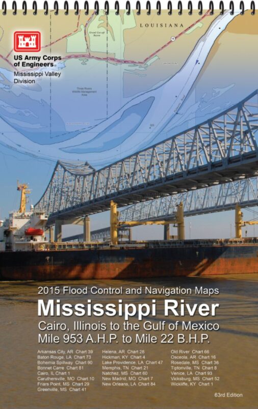 Mississippi River (Lower) Navigational Chart Book mapagents